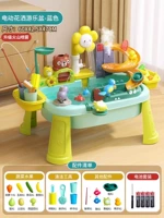 Обновление❤️Вулкан-спрей [Версия на батарейке — синий] Подсолнечный рай «Мойка посуды + Рыбалка + Горка»