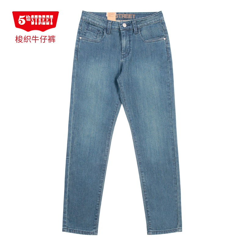 5Th Street Women's Mid-Waist Retro Casual Slim-Fit Narrow-Leg Jeans 315846-242 5Th Street Women's Mid-Waist Retro Casual Slim-Fit Narrow-Leg Jeans 315846-242