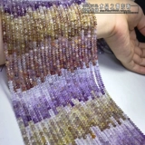 3 мм 4 мм натуральный кристалл Авроры 23 граненые граненые свободные бусины с твердым полированным алмазом, граненые полуфабрикаты