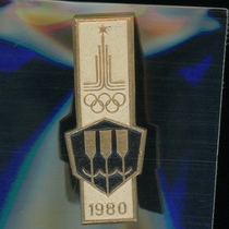 Foreign 1980 Moscow Olympic Games emblem event icon rowing badge