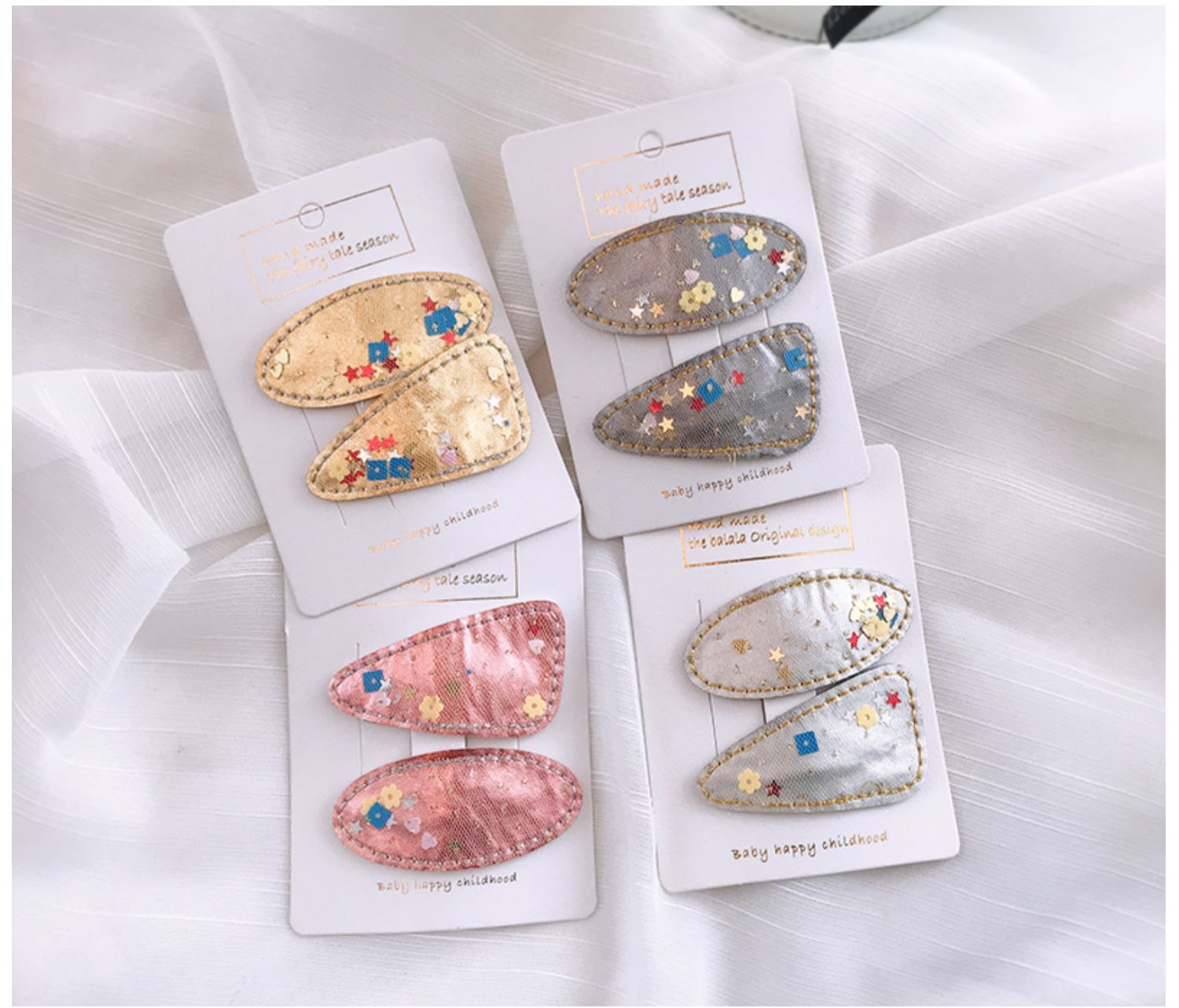 Mới net red ins kẹp tóc công chúa dễ thương BB clip Phiên bản Hàn Quốc của cô gái bên clip ngôi sao sequin bên clip phụ kiện tóc tóc - Phụ kiện tóc phụ kiện tóc