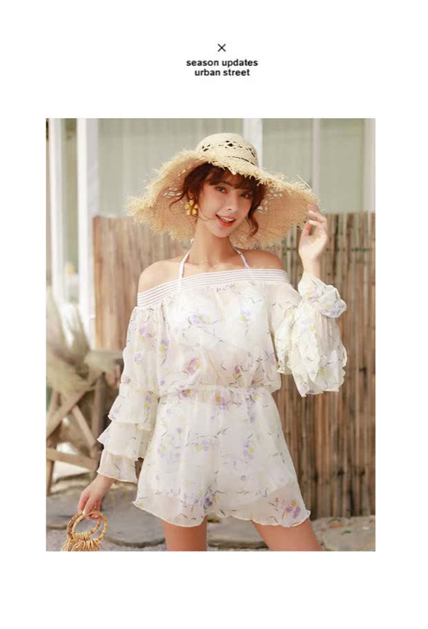 2019 cặp đôi đồ bơi áo choàng che bụng bikini ba mảnh đi biển kỳ nghỉ quần nam đi biển mùa xuân áo tắm nóng - Vài đồ bơi 	đồ đôi đi biển cho mẹ và bé trai