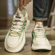 Trendy brand black mens shoes 202 new summer breathable thick-soled dad casual sneakers for boys versatile Putian sports