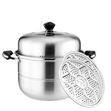 蒸锅304不锈钢多层加厚