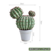 975 красный бархатный двуглавый кактус