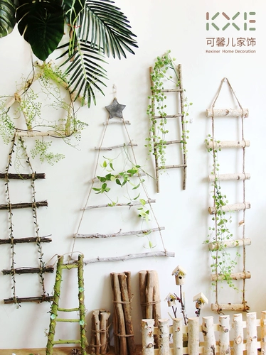 Творческие сухие ветви с северным стилем, стена, украшение окна, окна, сформулированные настенные настенные