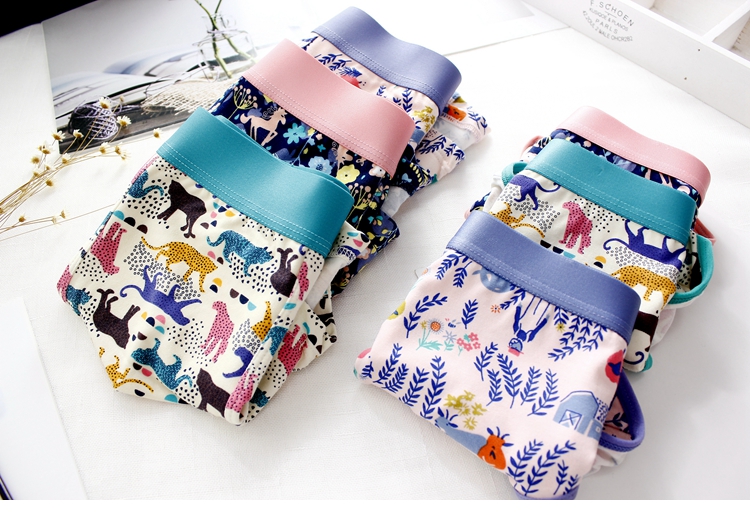 Hipster vài đồ lót thể thao màu rộng eo tam giác của phụ nữ đồ lót thoáng khí cotton tóm tắt quần lót nam quần lót nam cao cấp