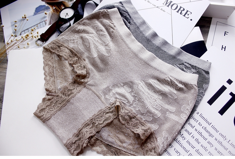 Butterfly Love Shu Soft touch Dàn căng Modal Thoải mái Màu ren Ren bên giữa Tam giác nữ quần lót
