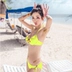 Thời trang Hàn Quốc bikini thép hỗ trợ gợi cảm thu thập kích thước ngực ba điểm mẫu đồ bơi nữ nghệ thuật thử nghiệm mặc bikini Bikinis