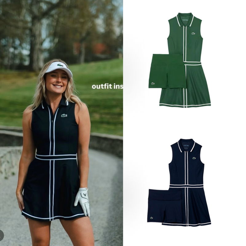 [Domestic Ready Stock] Lacoste French Crocodile Golf Dress Sports Casual Tennis Ef8581
