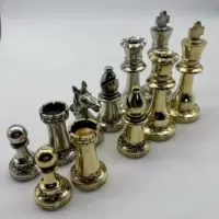 Dongguan Bronze Медные медные белые медные шахматы западные шахматы монотические шахматы внутренние шахматы