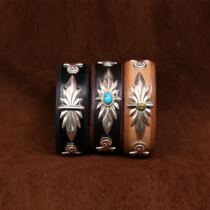 Dongguan Broken Bronze 925 Pure Silver Pine Stone High Bridge Bracelet Accessories Silver Leather Furniture Leather bag Decorative Chab Buttoned Foot Nails