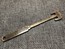 Exquisite handed down warm old paste Qing Dynasty cabinet door brass key copper lock accessories miscellaneous antique miscellaneous fidelity