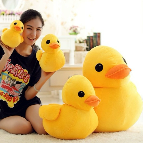 B.Duck, плюшевая желтая утка, игрушка, желтая кукла, детская подушка, подарок на день рождения