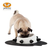 Italian UNITED PETS Boss cute rivet bead pet bowl imported from Italy can be microwaved