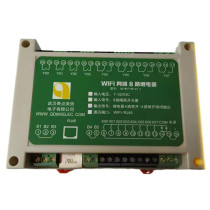 Intelligent WIFI switch 8-in 8-out wireless IO card network control relay RJ45 network port photocoupling isolation