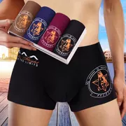 Quần lót nam modal cotton boxer băng lụa lỏng quần thanh niên cotton bốn góc đồ lót sợi tre