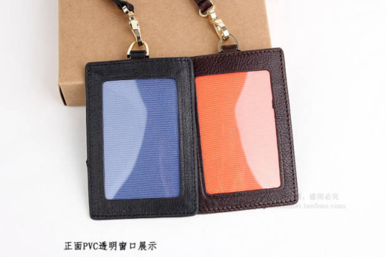 Thẻ công việc bộ thẻ xe buýt bằng da thẻ sinh viên bộ thẻ xe buýt tùy chỉnh thẻ gạo thẻ thẻ thẻ thẻ kiểm soát truy cập ví đựng thẻ atm có nút đẩy thẻ