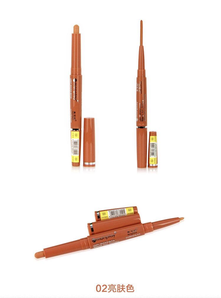 Chính hãng Monplay Montparn trang điểm chuyên nghiệp bút mềm che khuyết điểm trắng bút 3,5g che tàn nhang mụn trứng cá quầng thâm che khuyết điểm cho da dầu mụn