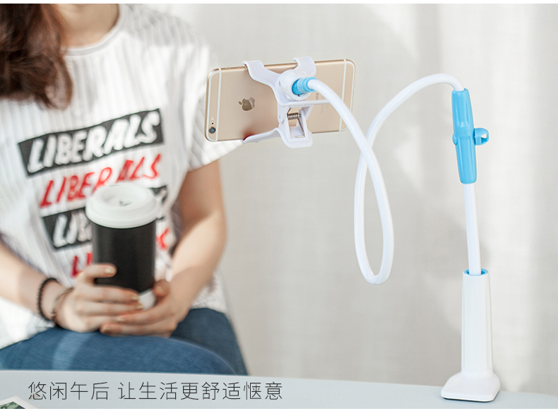 tivi samsung tu8500 Lười điện thoại di động giá đỡ điện thoại di động giá phẳng giường máy tính để bàn phổ quát mở rộng xem trực tiếp TV iPad clip phổ quát hỗ trợ kệ ký túc xá giường cá tính sáng tạo đa chức năng cố định tạo tác - TV tivi samsung màn hình cong 55 inch
