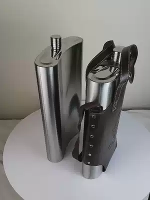 Stainless steel wine bottle 10kg Russian army portable extra large outdoor stainless steel bottle 9kg thick