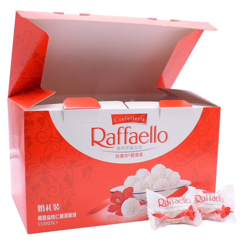 Шоколадная этикетка Ferrero леденец кокосовый кокосовое конфеты хрустальный шар белый шар 90 импортирован Xuezha оптом свадебные конфеты