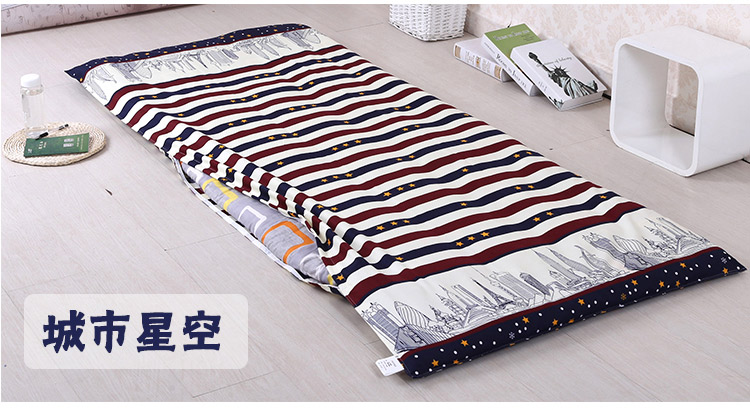 Ký túc xá sinh viên bọc nệm đơn 0,9m bao gồm tất cả bao gồm nhíp có thể tháo rời bao gồm tấm dây kéo giường Mẫu ga phủ giường