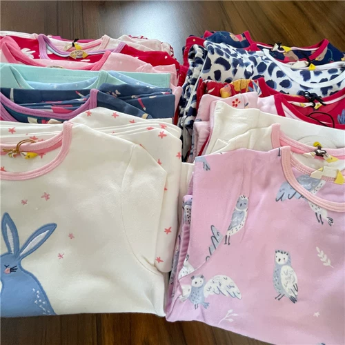 Хлопковое натуральное эластичное мультяшное термобелье, штаны, 2-12 лет