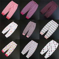 814 girls and children cotton soft elastic leggings closed feet home leggings autumn pants 0-12 years old