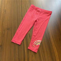 Girls and children soft elastic base Capri pants 12 months-5 years old