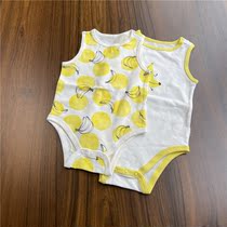 Climbing No. 6 Baby Cotton Soft Sleeveless Vest Triangle Climbing 66-90 yards