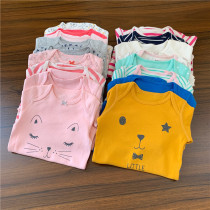 Climbing No. 4 baby baby cotton soft envelope collar long sleeve fart climb 66-100 yards