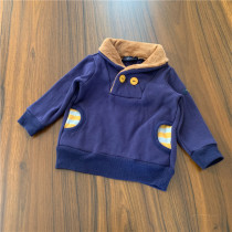 Baby boys cute soft plus velvet pullover Series 80-110 yards