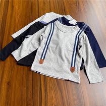 Japanese boys and children cotton long sleeve T-shirt base shirt 80-95 yards