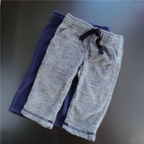 Small children fleece warm casual sweatpants dark gray 0-14 years old