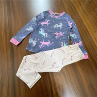 16 темно -синий единорог+брюки с бежевой дракозой