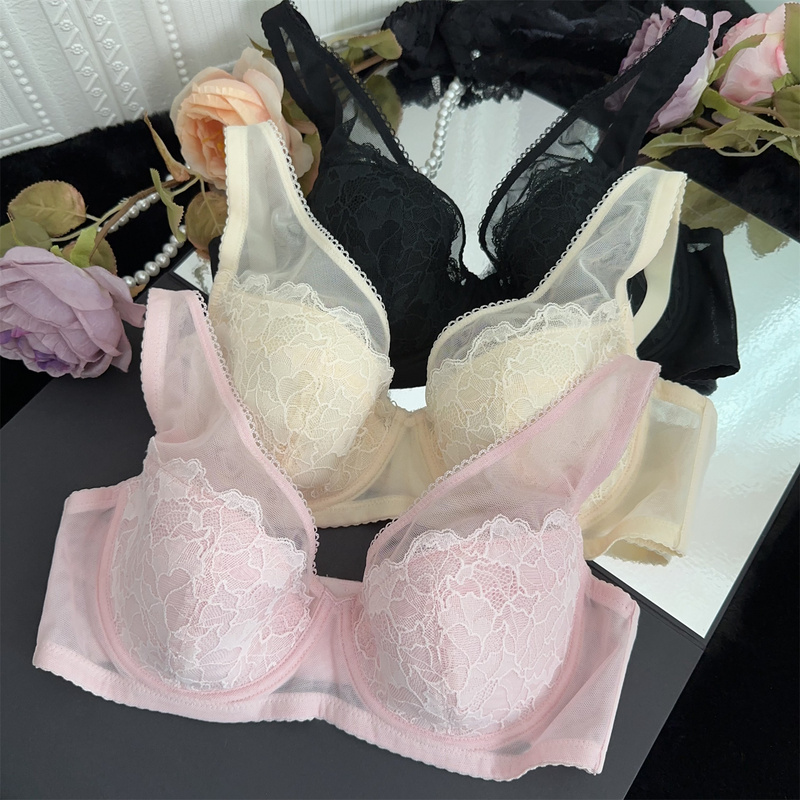 75C75D75E 80D80E Japanese Style Plus Size Girl's Underwear Half-Cup Spindle Papaya Large Cup Full Cup Bra 75C75D75E 80D80E Japanese Style Plus Size Girl's Underwear Half-Cup Spindle Papaya Large Cup Full Cup Bra