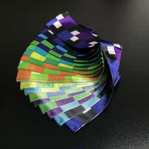 Japan imported spot Chacott rhythmic gymnastics belt professional training color plaid 6 meters belt