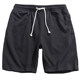 ຜູ້ຊາຍ Summer Solid Color Simple Drawstring Sports Casual Shorts Men's Trendy Brand Versatile Couple Loose Straight Fifth Pants