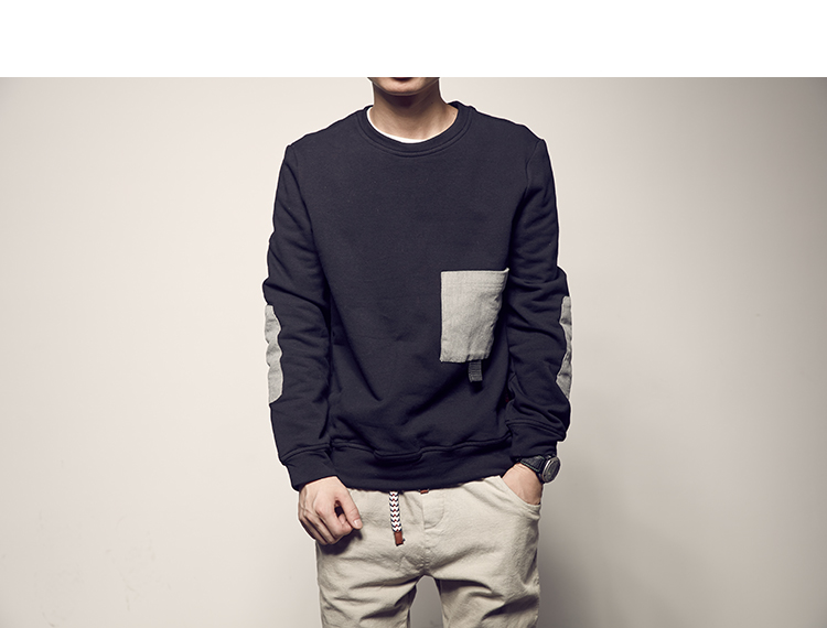 Áo khoác lông nam mùa thu mới Retro nhung kẻ sọc cộng với áo len nhung Áo khoác nam dài tay áo hoodie xám