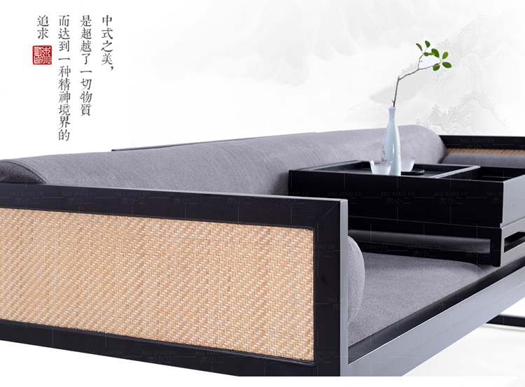 Zen gỗ rắn bàn cà phê Nguyên Đán vuông giường vài kệ tủ chè mô hình phòng và các câu lạc bộ khách sạn ăn sáng tùy chỉnh nội thất - Bàn trà bàn trà tròn
