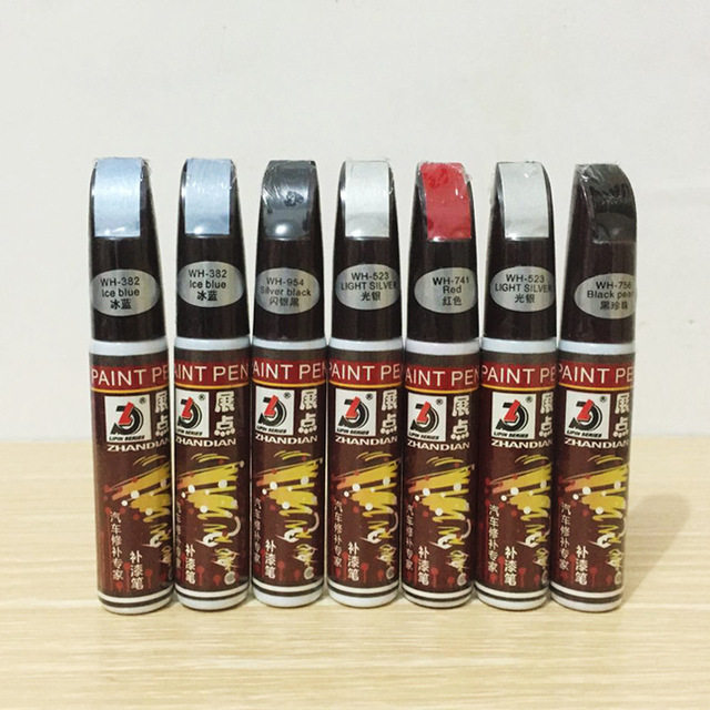 Car touch paint pen scratch liquid scratch repair car paint spot paint pen repair paint bumper silver universal