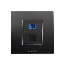 Type 86 concealed 10G network socket CAT6A computer broadband information optical fiber Category 6 super shielded network cable socket