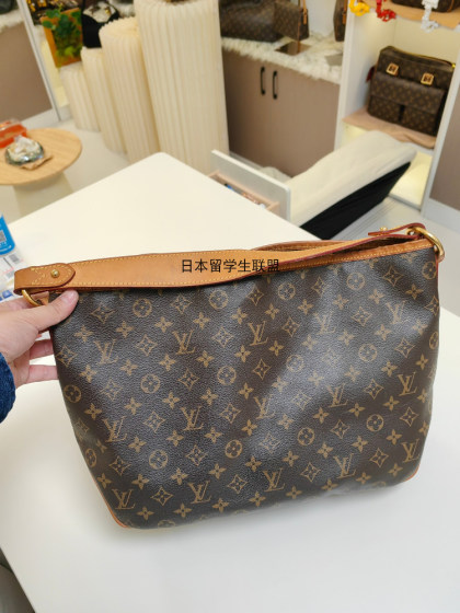 全原皮95新 LV小号df 单肩包 包口无裂肩带状态好 无明显水渍13年