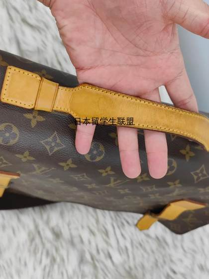 全原皮稀有绝版款 成色好 二手中古LV剑桥邮差包单肩斜挎包35*25