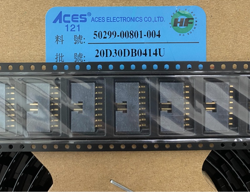 ACES 50299-00801-004 2 0mm Power WTB Conn 8P Battery Interface