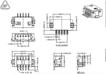 HR A1252WRA-S-05PN6BG1G00R WTB 5P 1 25mm spacing
