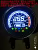 New retro Harley locomotive modified LCD instrument odometer speed oil meter Water temperature 1-6 gears ultra-clear va true color