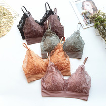 Nesse Thoracing Sexy Lace Adjustable Thin Shoulder Strap Modal No Steel Ring Small Vest Underwear Underwear Breasts 8168