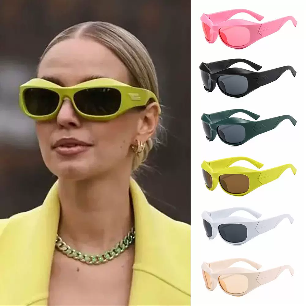 Очки солнцезащитные PUNK One PIECE SUNGLASSSES GOGGLE New Y2K RIMLESS SUN GLASSES
